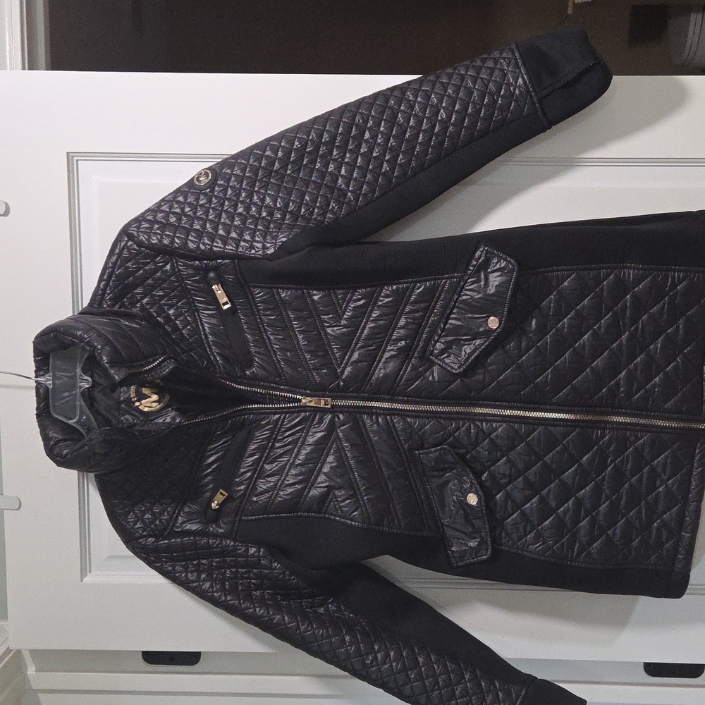 Michael Kors Black Quilted Puffer Jacket